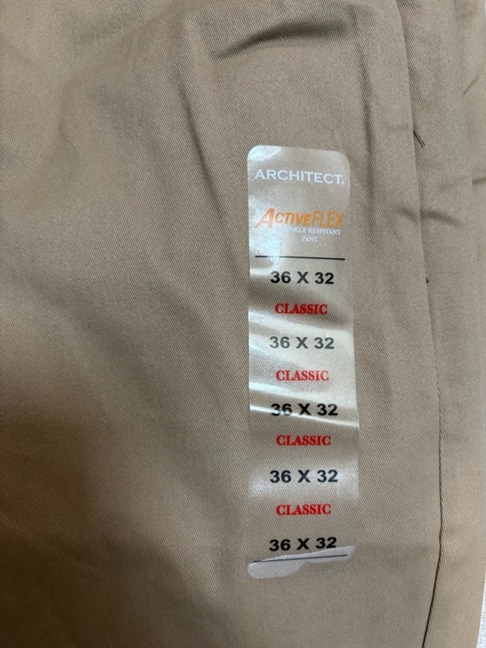 Architect Active Flex Classic Fit Khaki Pants - Picture 4 of 7